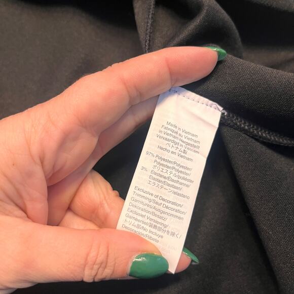 Madewell Black Texture & Thread Long-Sleeve Side-Tie Wrap Mini Dress Size XXS - Picture 8 of 11